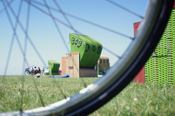 Fahrradtour an der Küste