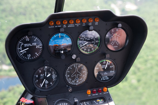 Helicopter instrument panel
