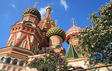 St Basils Cathedral in Moscow, Russia
