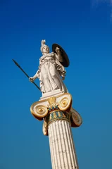 Foto op Canvas Statue of Athena goddess of knowledge. © fazon