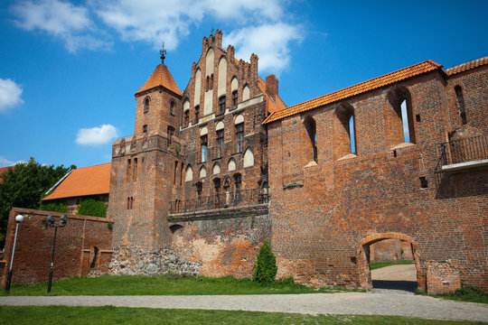 Dw&oacute;r Mieszczański i Baszta Wartownia,Toruń,Poland