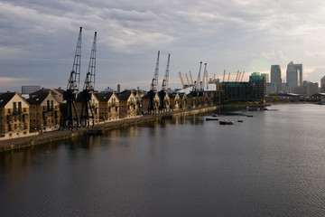 Docklands in London