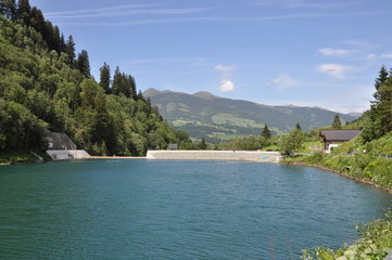 Fototapeta na wymiar Reservoir Hollerbach