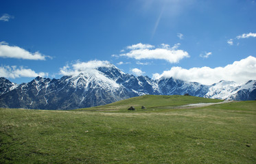 Fototapeta na wymiar Kaukasus, Stepancminda Region, Georgien