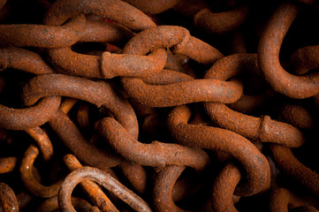 Rusty chain texture