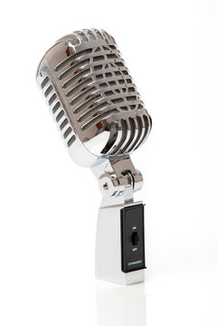 Old retro Microphone
