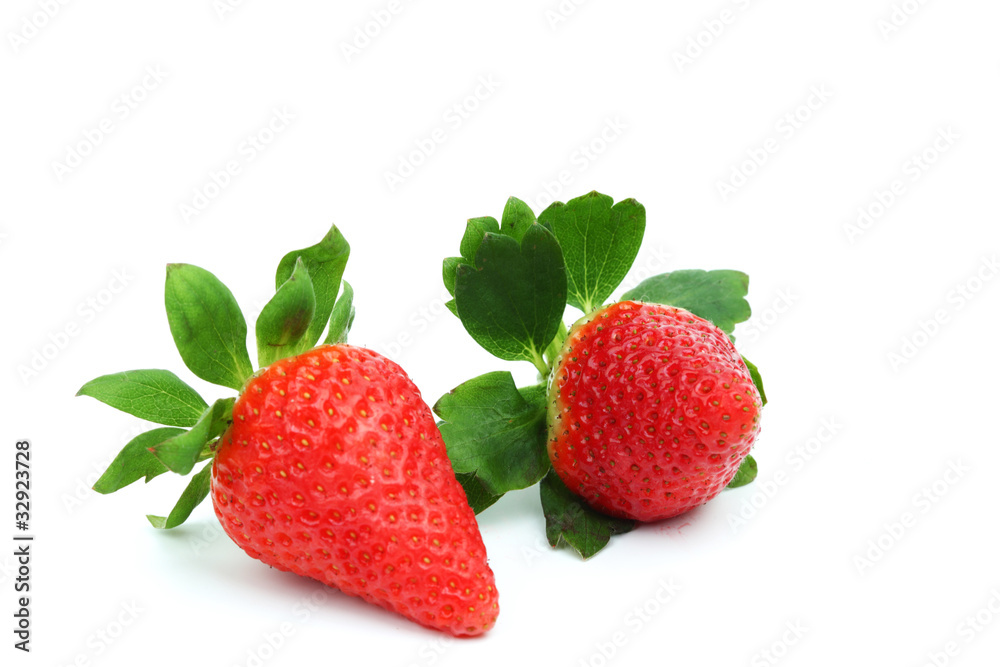 Canvas Prints strawberry pile isolated