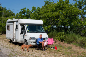 Travel by camping car