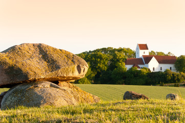 Großsteingrab bei Humble, Insel Langeland, Dänemark