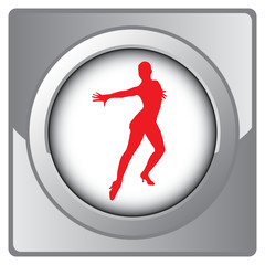 Obraz premium DANCE GIRL ICON