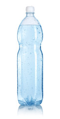 Bottle of water isolated Path