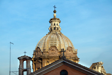 Fototapeta na wymiar Petersdom in Rome