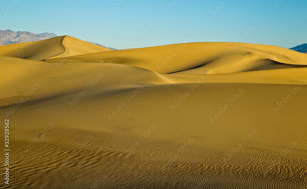 Wall mural Mesquite Flat Sand Dunes at sunrise,