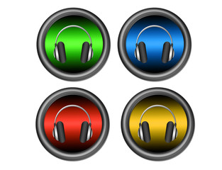 headphones buttons