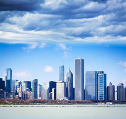 Fototapeta na wymiar Chicago w lecie
