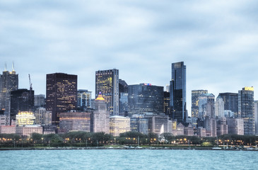 Obraz premium HDR z Chicago
