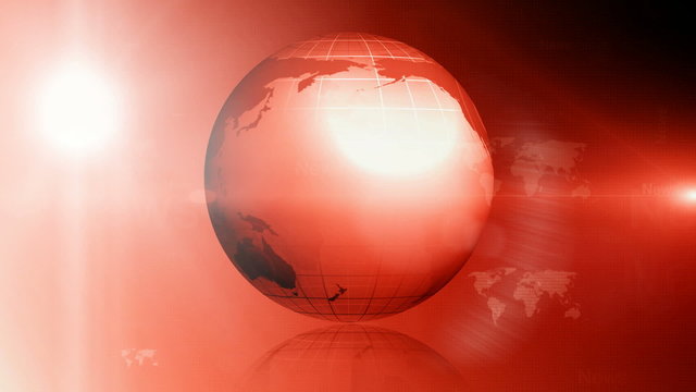 red global map