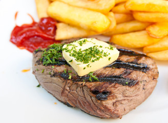 juicy steak beef mea