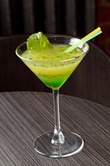 cocktail with kiwi