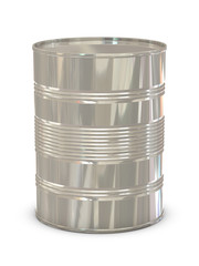 Obraz premium Silver tin can