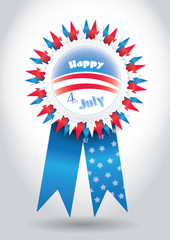 4th July Vector Ribbon