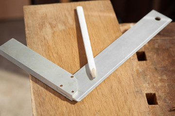 winkel auf der werkbank