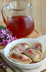 Ravioli with Cherry