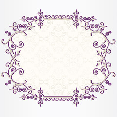 Ornate vintage frame set