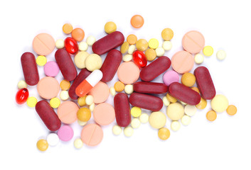 Drug isolated on white background