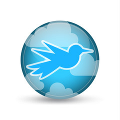 Bird Cloud Icon