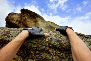 rock climbing
