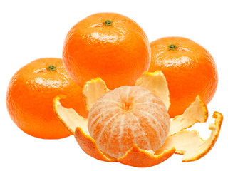 Mandarin isolated on white background - 32946988