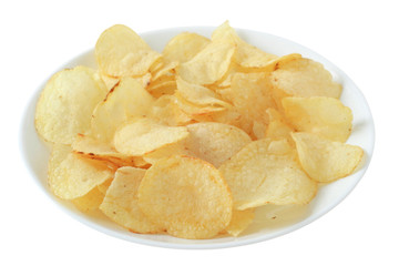 chips on a plate