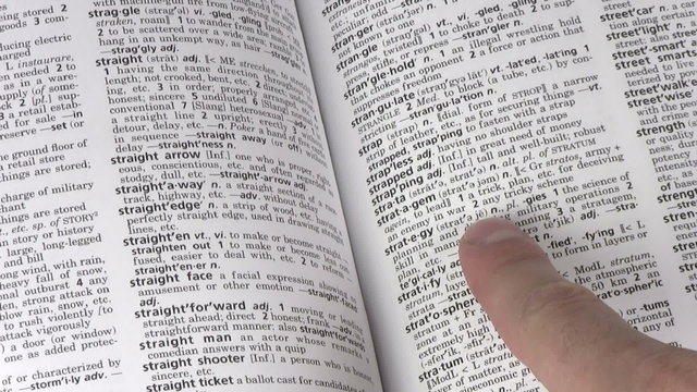 Dictionary terms STRATEGY - HD