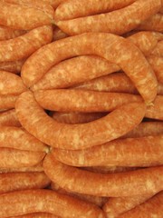 Salchichas, sausages.