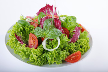 Salat Teller closeup