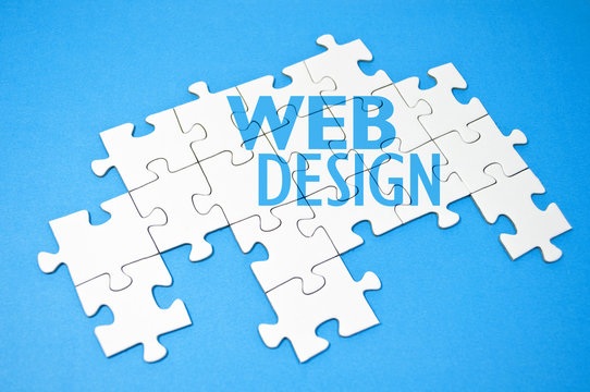 Puzzle mit Webdesign