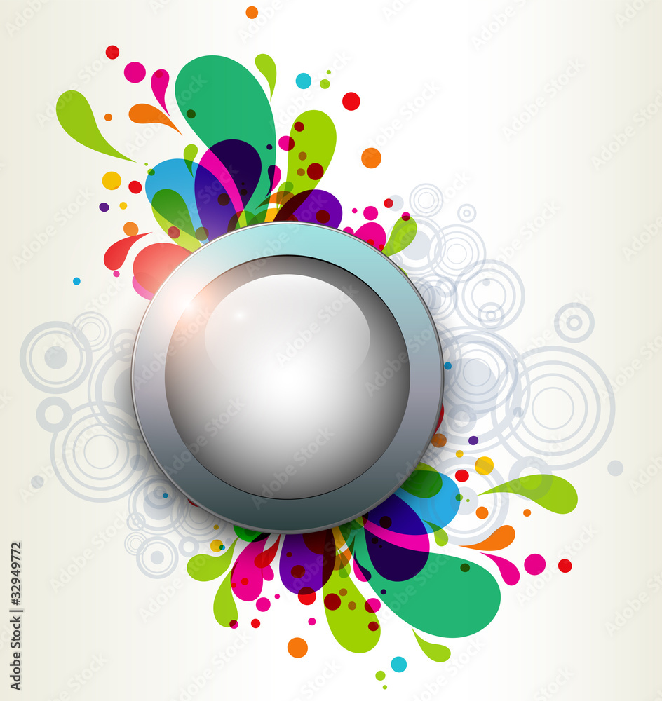Aufkleber abstract colorful background