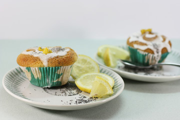 Muffins au citron et graines de pavot