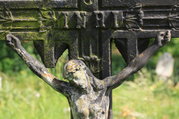 Jesus on the old Cemetery, Czech Republic