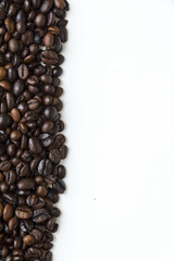 Naklejka premium Caffè su fondo bianco