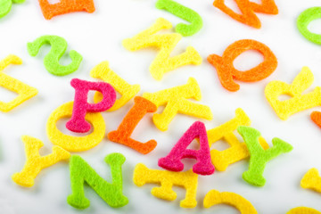 Naklejka premium play concept