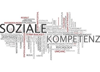 Fototapeta premium Soziale Kompetenz