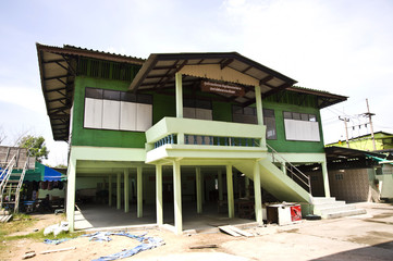 house made from wood