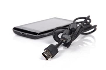 mobile phone and USB