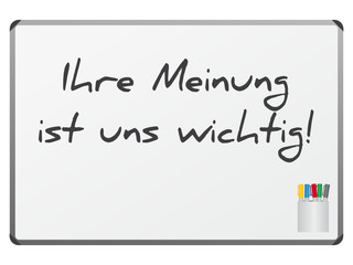 Ihre Meinung ist uns wichtig!