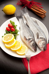 branzino all'olio e limone