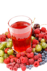 Cold fruit drink
