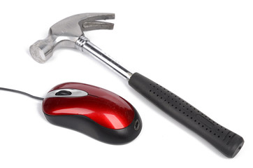 hammer and mouse