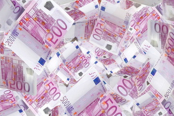 Geldscheine - Geldregen